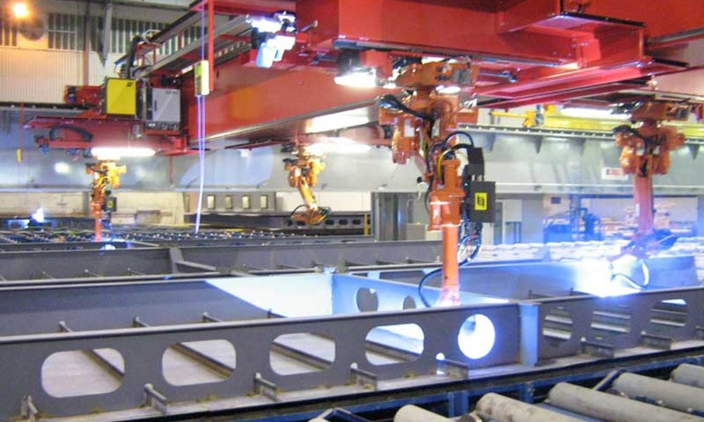 Robot Welding Gantry For Shipyard