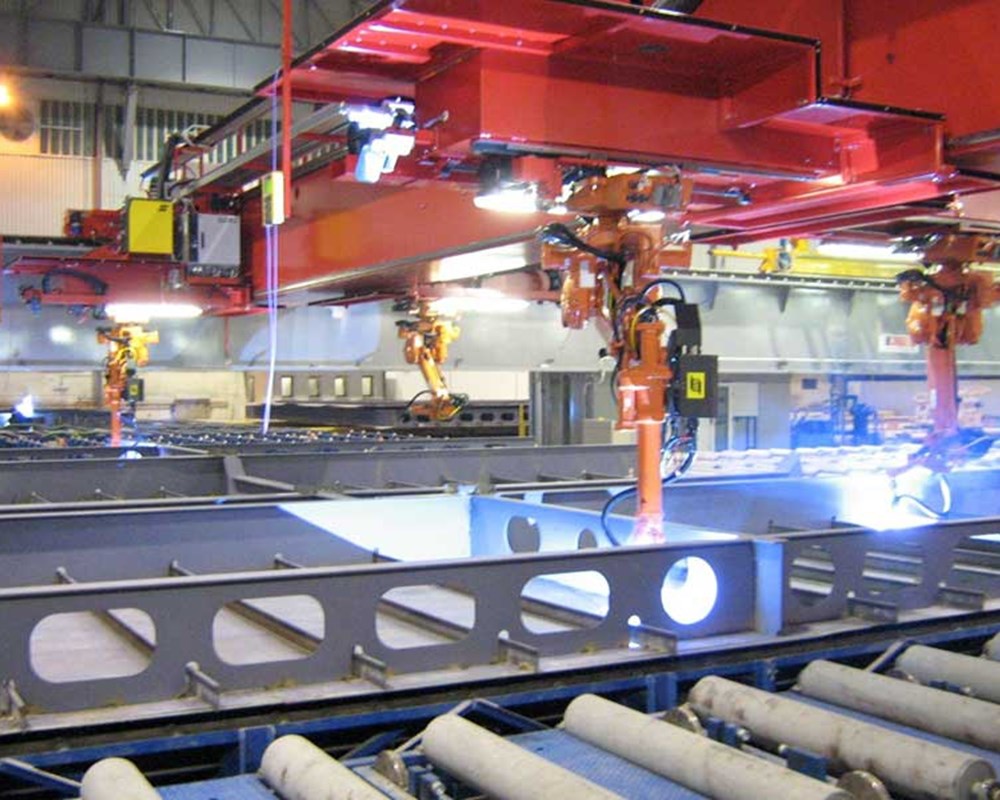 Robot Welding Gantry For Shipyard